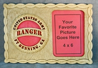 Ranger Picture Frame - Ft. Benning - Click Image to Close